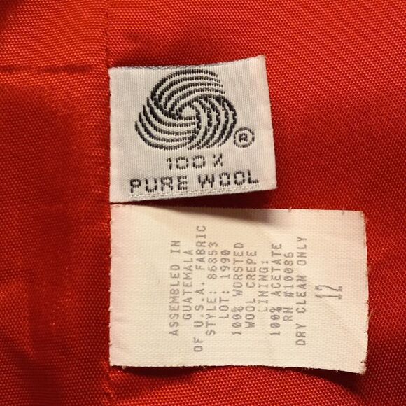 Casual Corner Red Jacket and Skirt Set - Picture 7 of 12